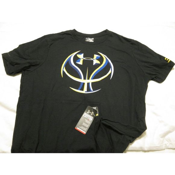 NEW Men's Size 2XL UNDER ARMOUR Steph Curry Basketball Top/Tee Black 1270972-001 - Picture 2 of 5